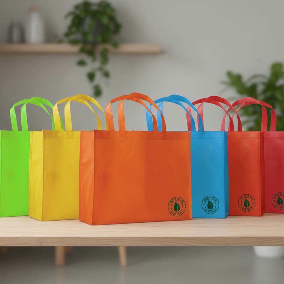 green ceylon non woven grocery bag set (all 6 bags) green ceylon non woven grocery bag set (all 6 bags)